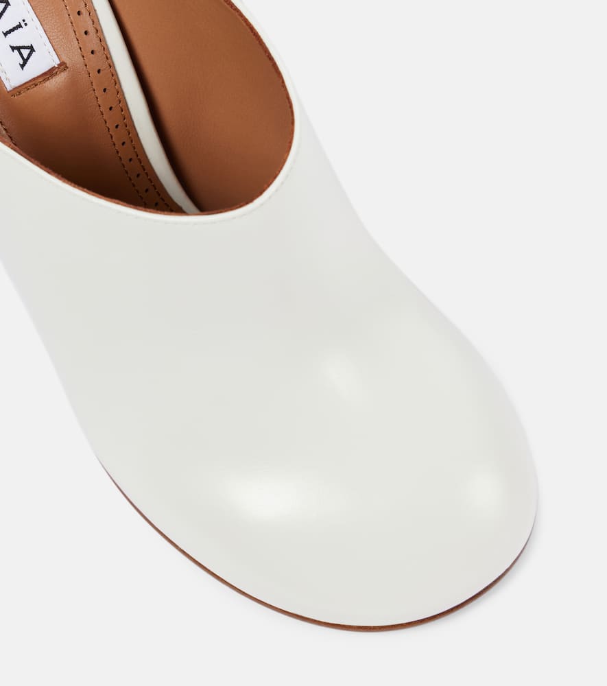 Alaïa Babylone leather mules