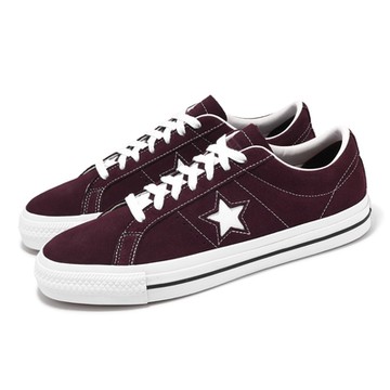 Converse 休閒鞋 One Star Pro 男鞋 女鞋 莓果紫 麂皮 低筒 復古 A08480C