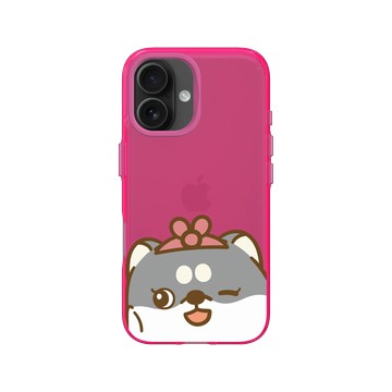 iPhone 16 Clear 粉漾桃 - 嗨小強 Hi John - Wink Me