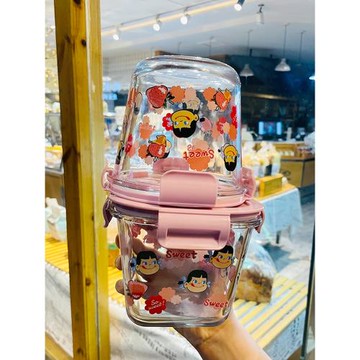 玻璃碗飯盒方形便當盒圓形湯碗可加熱微波餐盒密封食品水果保鮮盒