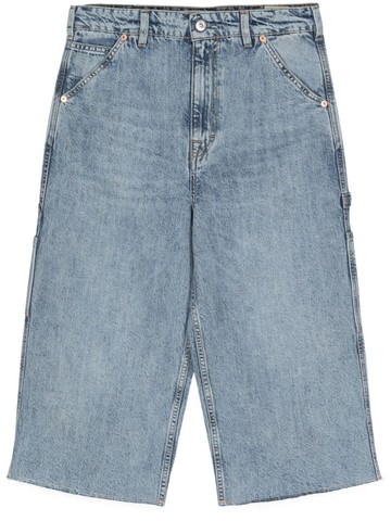 OUR LEGACY - wide-leg cropped jeans - women - Cotton - 36 - Blue