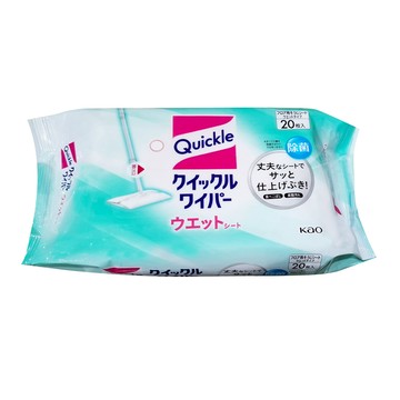 Kao 花王 Quickle 快麗萊 除塵拖把替換布 除菌濕巾版 簡易無香型  1包