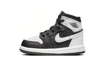 JORDAN 1 RETRO HIGH OG BLACK WHITE TD