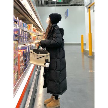 羽絨服女超長款過膝2025新款加厚韓系情侶冬季時尚保暖超好看外套