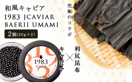 1983 JCAVIAR BAERII UMAMI 2個(20g×2）