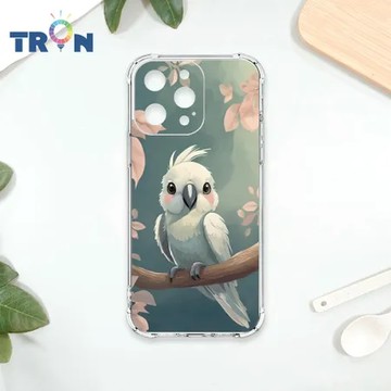TRON iPhone 15 Pro Max 可愛巴丹鸚鵡系列 四角防摔殼 手機殼