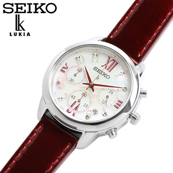 SEIKO セイコー レディース 腕時計 ルキア クロノグラフ カレンダー