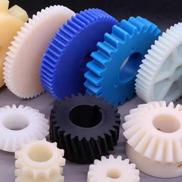 【五金 熱銷】尼龍齒輪PEEK塑料傘齒斜齒POM直齒定製加工齒條鏈輪配件傳動 優選