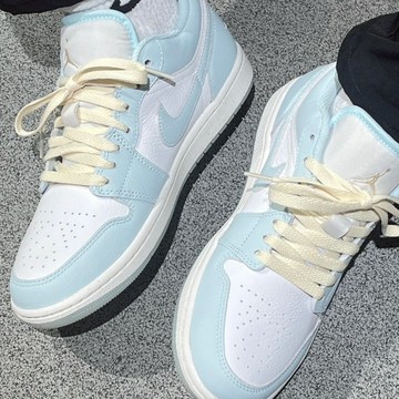 S.G Nike Air Jordan 1 Low Glacier Blue HJ5999-400 男鞋冰川藍 果凍底