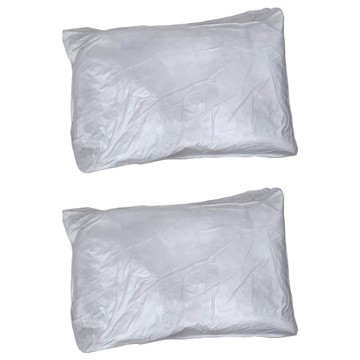 Margaery 飯店級天然羽絨枕 10%羽絨 90%羽毛填充  中高(48 x 72cm)  白色  2個