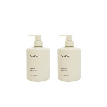 Pato Pato 嬰幼兒奶瓶餐具清潔液 500ml 兩瓶組