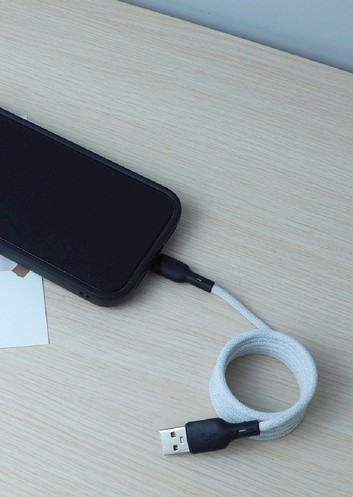 KINYO 磁吸秒收充電傳輸線3A．USB-A to Type-C