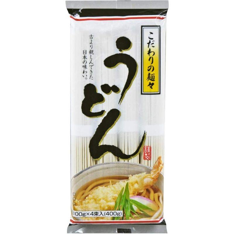 朝日商事 こだわりの麺々 うどん 400g×10個