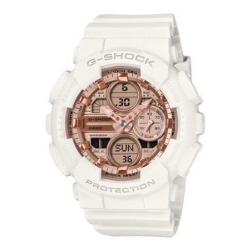 CASIO卡西歐 G-SHOCK 閃耀動人 優雅光澤 白 GMA-S140PG-7A_45.9mm