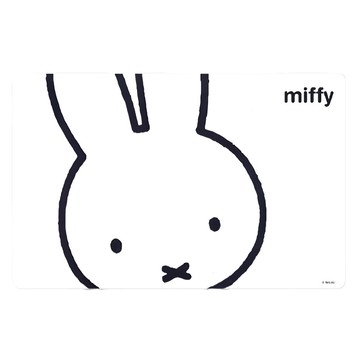 Kanesho 金正陶器 miffy 塑膠餐墊  白色  43.5 x 28cm  1個