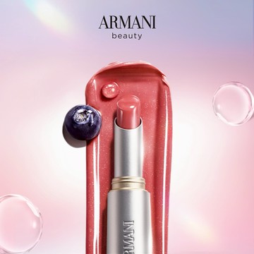 專屬刻字✨【GA亞曼尼】琉光潤唇膏#43 玫瓣紅｜享香水刻字禮｜生日禮物🎁