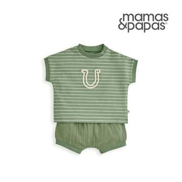 Mamas&Papas 好運小磁星-短袖套裝