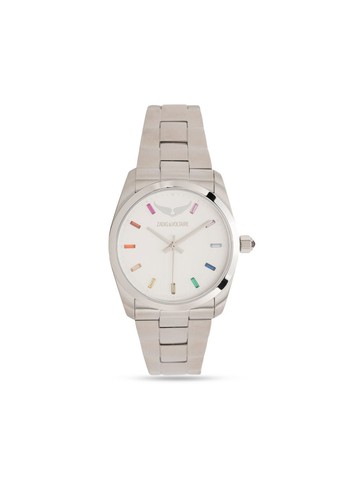 Zadig&Voltaire - Time2Love Rainbow 37mm - women - stainless steel/glass - One Size - White