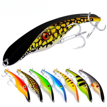 【TTFF】海釣路亞餌超大餌大克重鉛筆型魚餌41g塑膠硬餌現貨批發