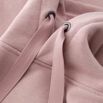 重磅臟臟粉衛衣女灰粉藕粉色連帽時尚帽衫上衣外套男春秋2024新款