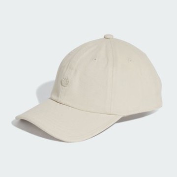 ADIDAS 愛迪達 阿迪達斯 ORIGINALS 三葉草 棒球帽 男 女 休閒帽-米色系-PE DAD CAP-JN7136