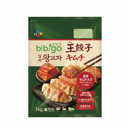  キムチ王餃子 1袋 (1kg 約28個入り) 人気餃子 冷凍食品 加工食品 韓国餃子 韓国マンドゥ　キムチ