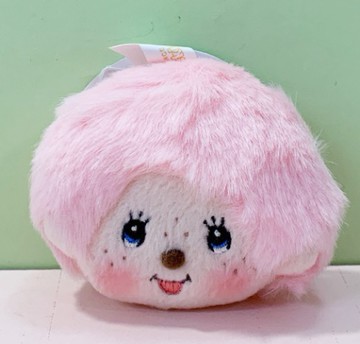 【震撼精品百貨】monchhichi_夢奇奇~絨毛頭娃娃~粉色#24820