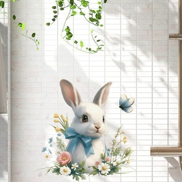 ins rabbit Pvc 27X27排版訂單須滿100nt.才成立出貨.(可合併選購賣場商品)