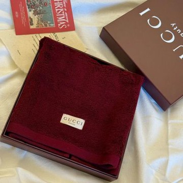 GUCCI純棉方巾禮盒組