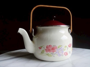 【老時光 OLD-TIME】早期二手珐琅水壺