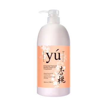 YU 東方森草 免沖水配方 寵物杏桃絲柔護髮乳  1.1L  1瓶