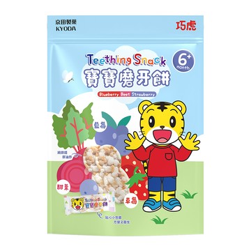京田製菓巧虎寶寶磨牙餅 (藍莓、甜菜、草莓)36g