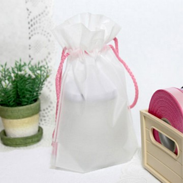 高級感束口袋 大款  半透明  12個