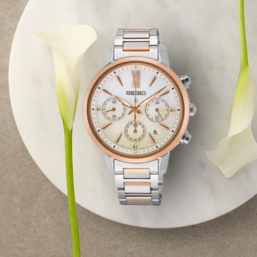 SEIKO 精工 LUKIA 海芋太陽能計時女錶-V175-0FC0Y/SSC920J1_SK043