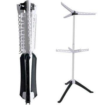 輕巧摺疊三腳活動曬衣架 三翼晾衣架 掛衣架