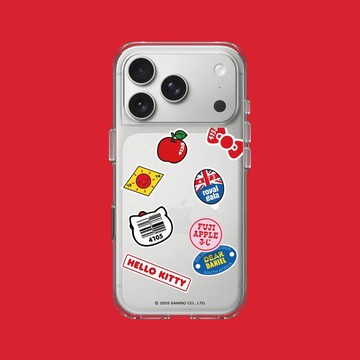 Clear抗黃化透明防摔手機殼∣Hello Kitty/Labelfor iPhone