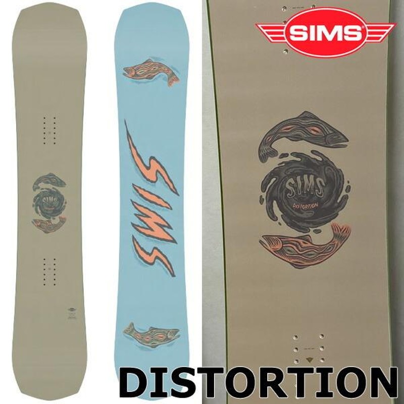 22-23 SIMS/シムス DISTORTION ディストーション メンズ スノーボード