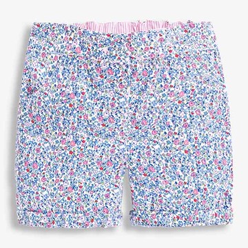 英國 JoJo Maman BeBe 超優質嬰幼兒/兒童100% 純棉短褲_藍色碎花(JJD7944)