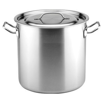 ZEBRA THAILAND 斑馬牌 304不銹鋼 深型魯桶雙耳湯鍋 13.5L  26cm  銀色  1個