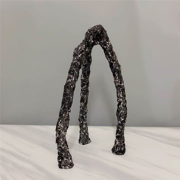 極簡主義樣板間客廳雕塑樹脂異形幾何擺件北歐書房書柜裝飾品