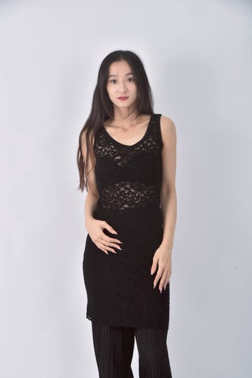 (S) northland透紗黑色洋裝