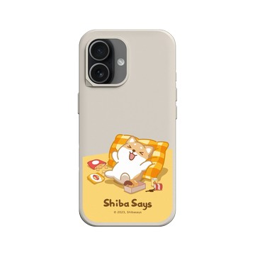 iPhone 17 SolidX 貝殼灰 - 柴語錄 Shiba Says - 在家小確幸