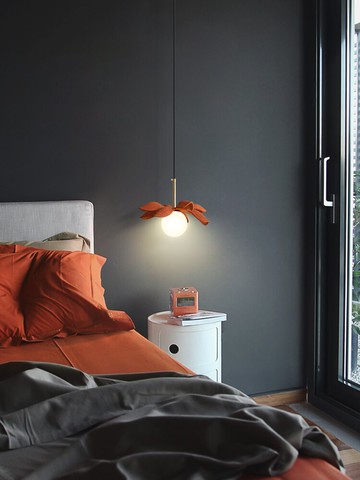 北歐臥室床頭吊燈ins創意餐廳燈現代簡約網紅奶茶店裝飾小吊燈