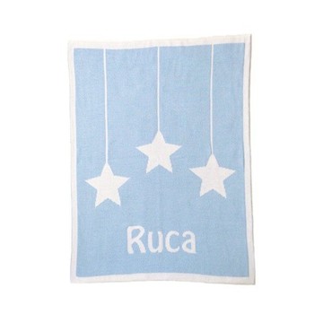 客製化姓名毯子・３Stars 60x80cm