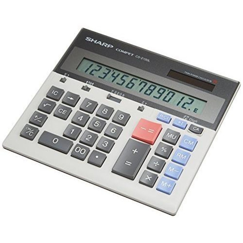 話題の人気 シャープ 実務電卓 グリーン購入法適合モデル セミデスクトップタイプ 12桁 EL-S752KX