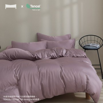 【UN#】天絲™60支 台灣製｜乾燥玫瑰 100%TENCEL奧地利純天絲《床包被套組》台灣製/萊賽爾/天絲床包