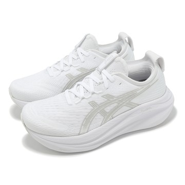 [ACS] Asics 慢跑鞋 GEL-Nimbus 27 女鞋 白 緩震 厚底 亞瑟膠 運動鞋 亞瑟士 1012B753100