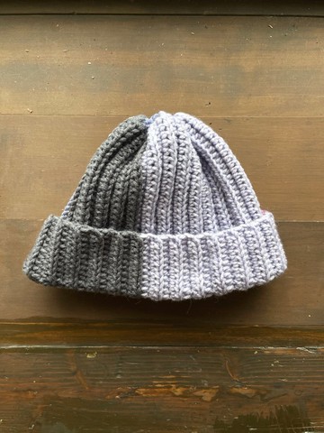 毛帽 beanie 藍莓優格