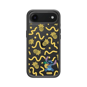 iPhone Air Mod NX -邊框背蓋組合 (相機按鈕) 黑 - 迪士尼-史迪奇 Disney Stitch - 史迪奇 Stitch - Ananas
