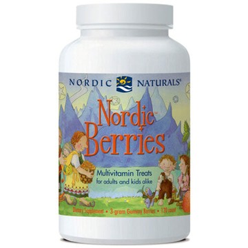 Nordic Berries Multivitamin Treats 120 Gummies by Nordic Naturals